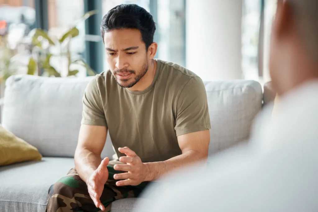 Young man receiving psychiatric help at Strong Mind Psychiatry