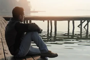 Man with bipolar disorder overcoming mental illness through therapy