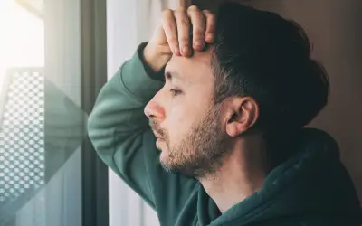 a man in a depressive episode prior to starting medication management for bipolar disorder